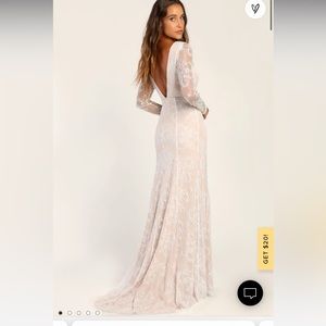 White wedding dress brand new